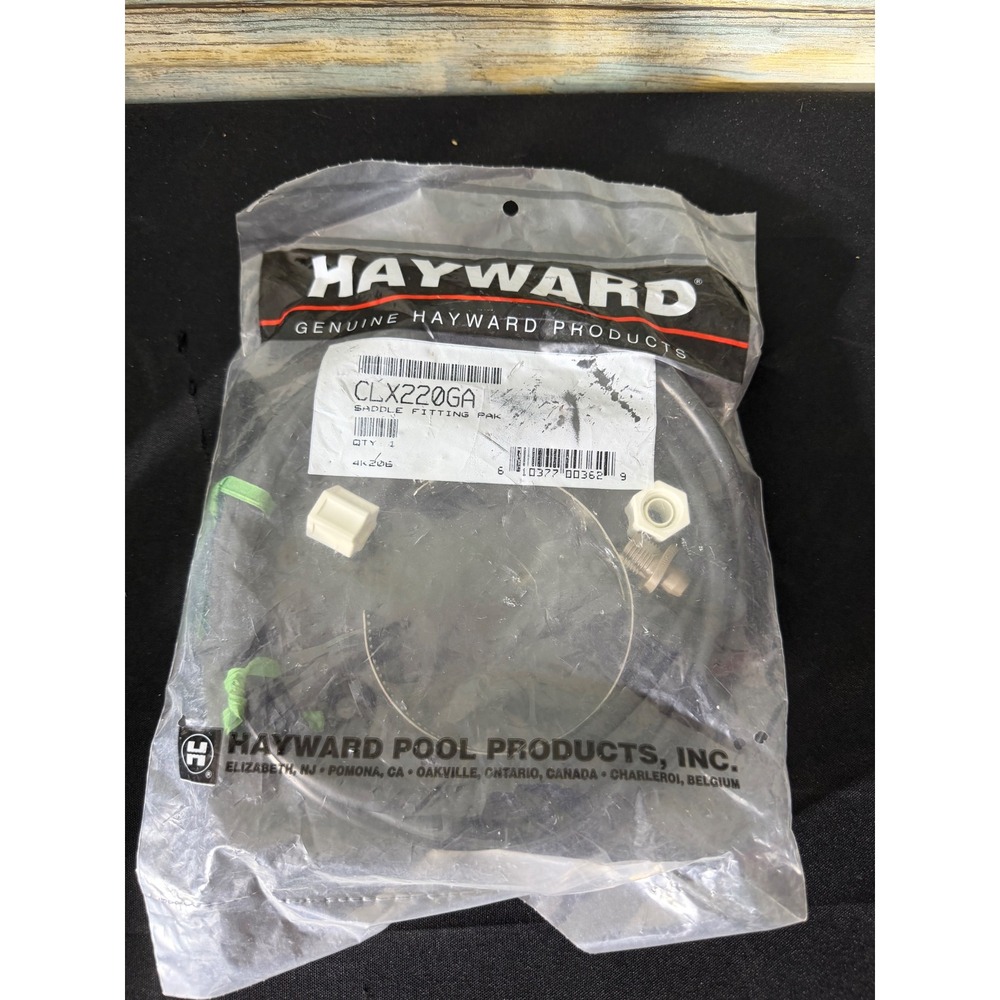 Hayward Saddle Fitting Pak CLX220GA Black‎ New Pool Chlorinator Replacement Kit
